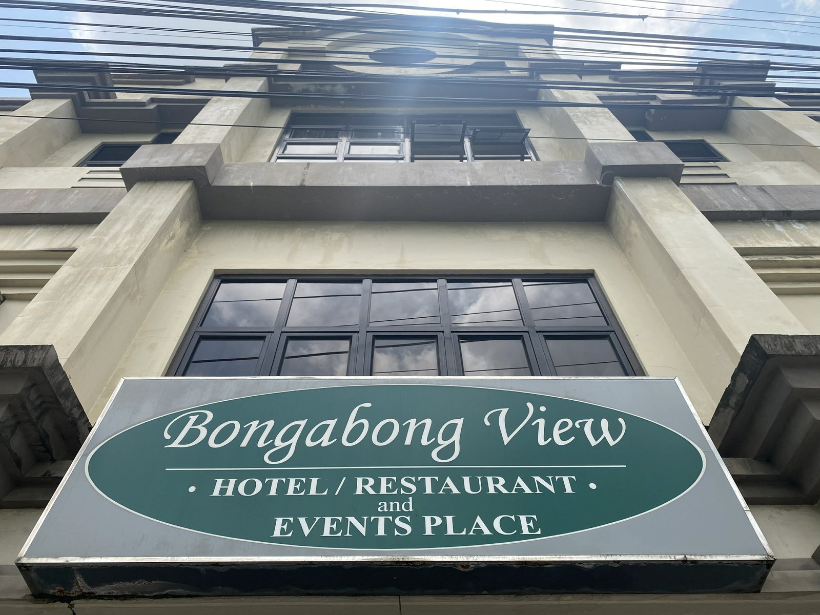 The facade of Bongabong View Hotel